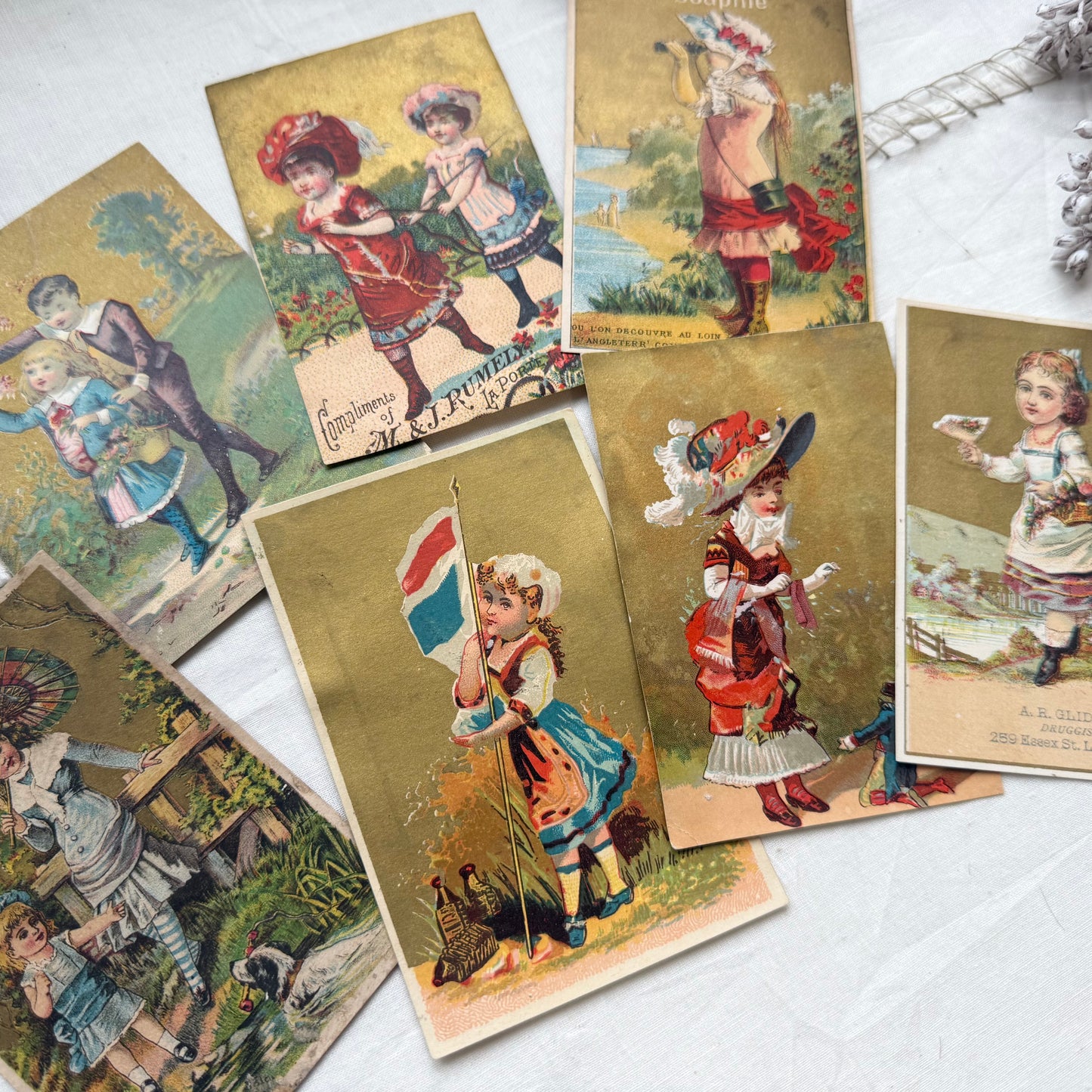 Vintage Trading Card Set