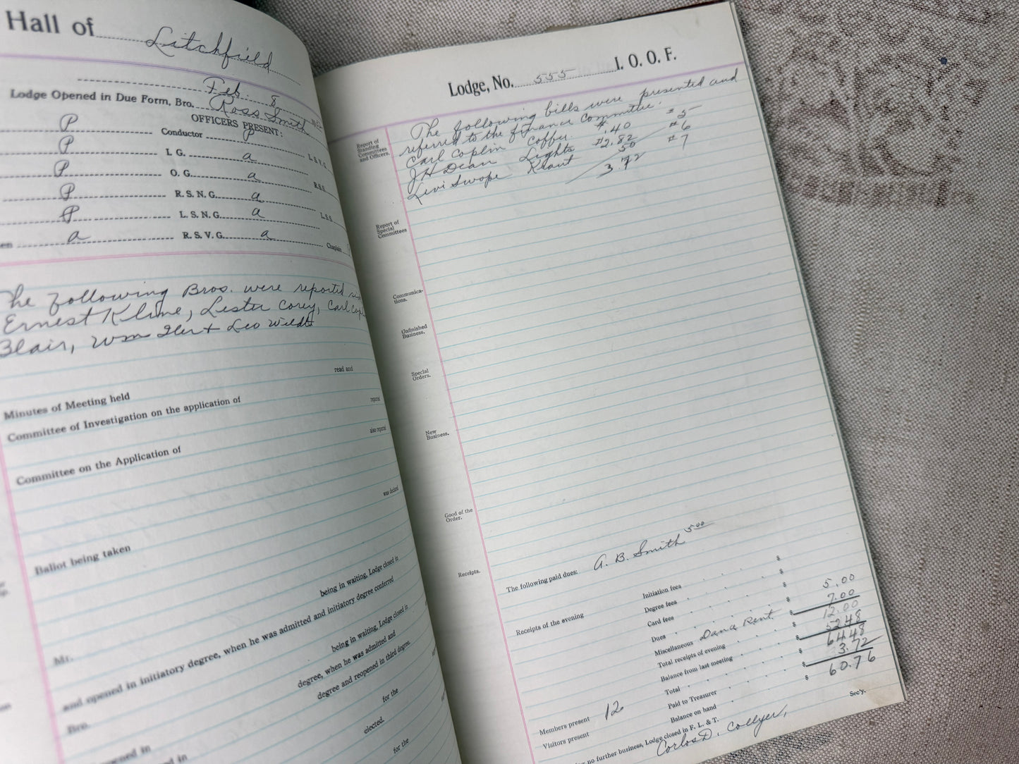 Vintage Ledger (4 Available)