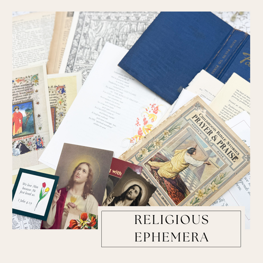 Religious Pages and Ephemera Packs