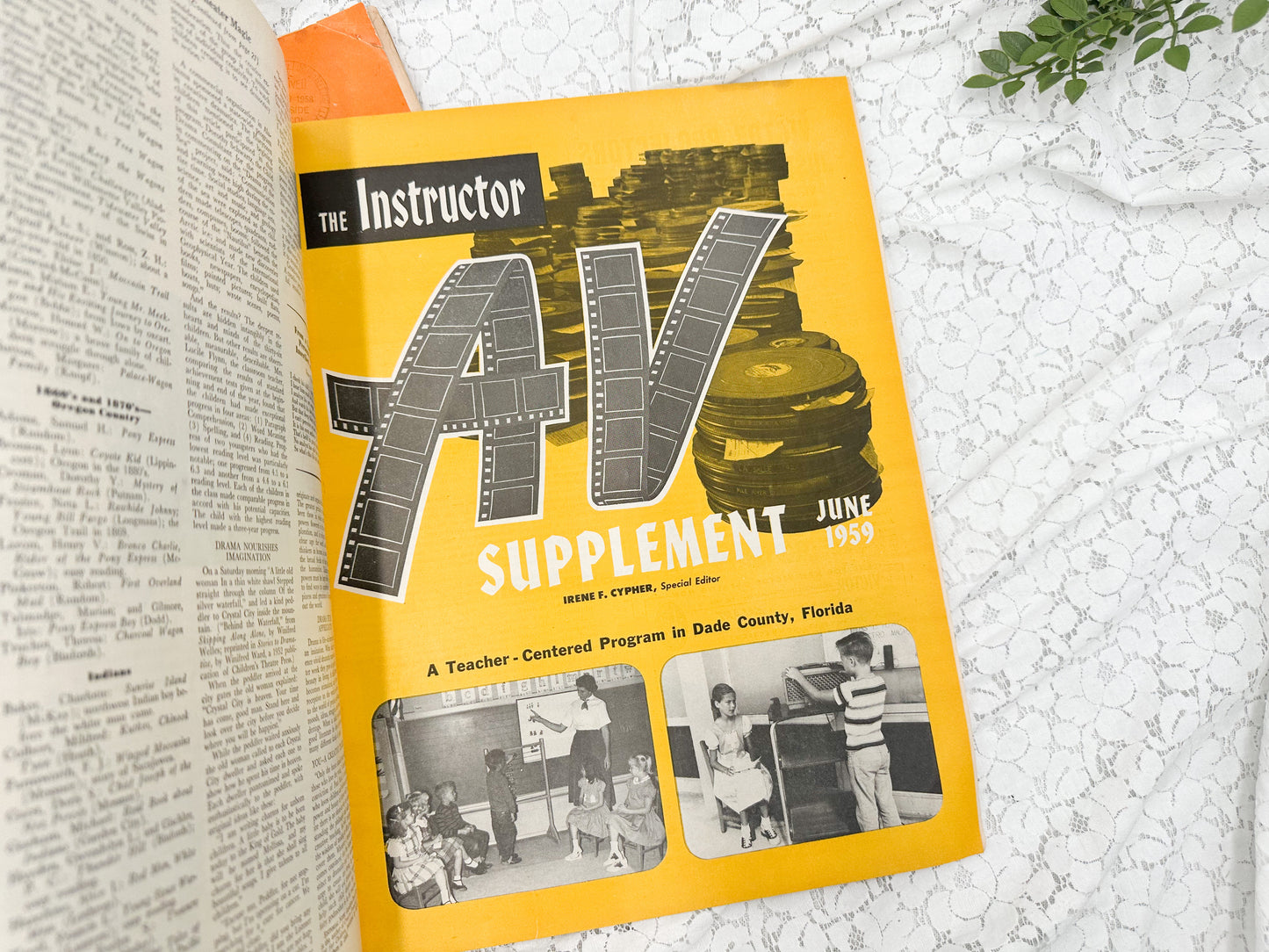 Vintage Instructor Magazines (Set of 2)
