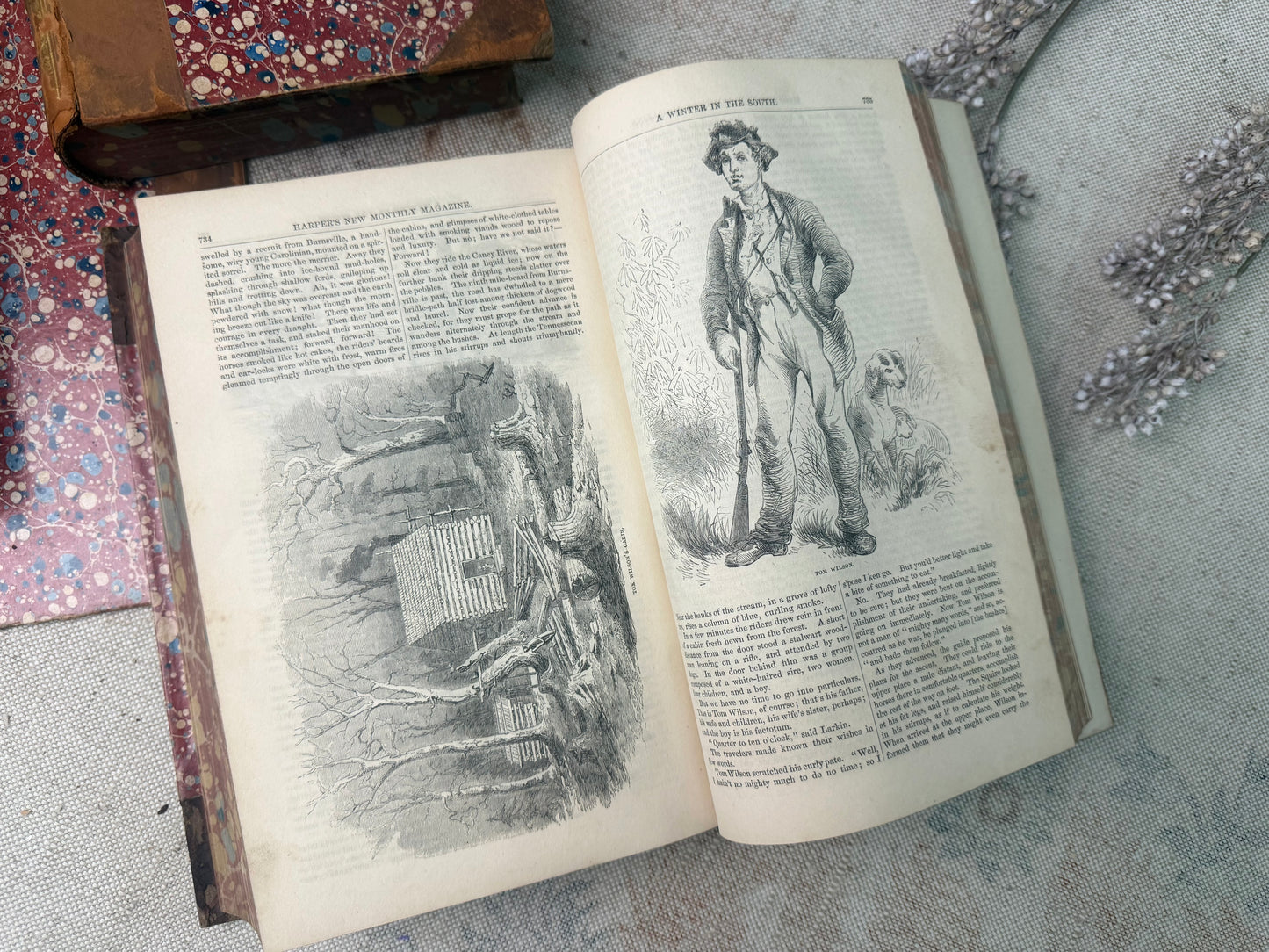 Vintage Harper's Magazine- Bound Book
