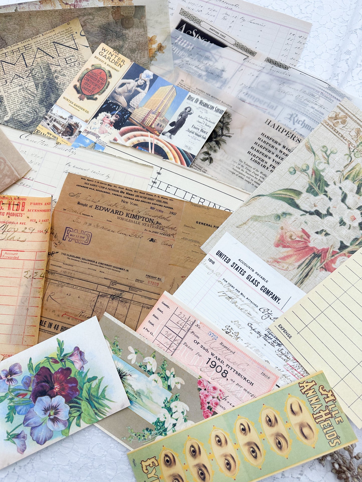 Randomly Selected Prints on a Variety of Paper Types