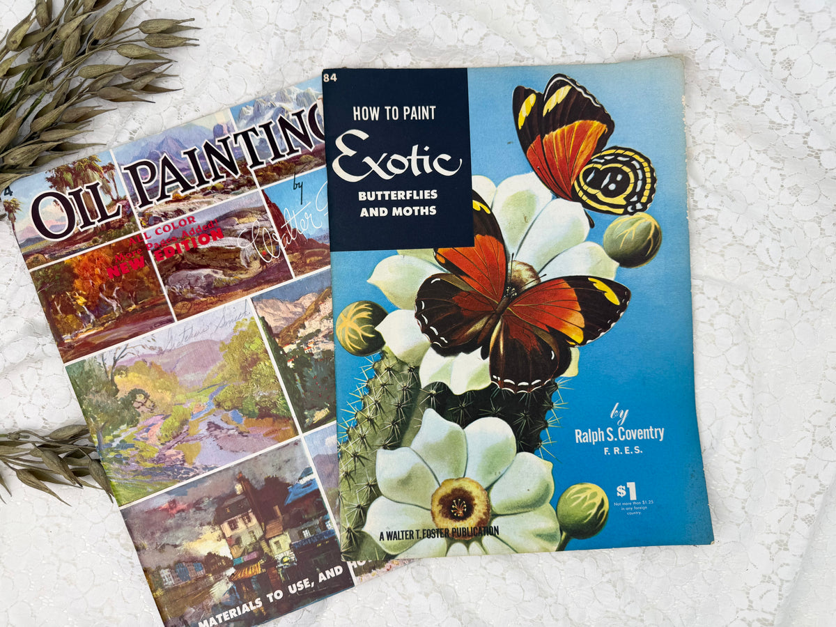 Vintage Art Book Set