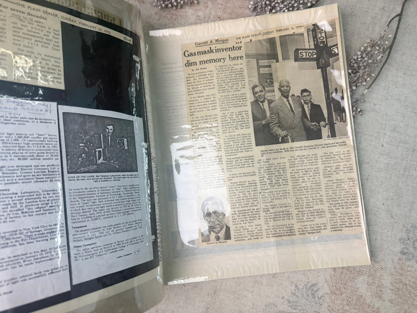Vintage Scrapbook on Inventors