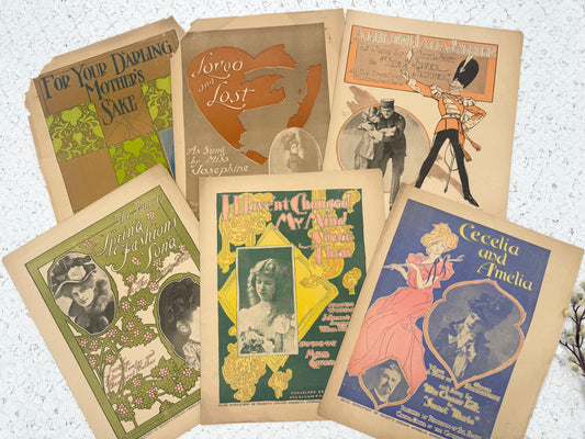 Vintage Music Sheets