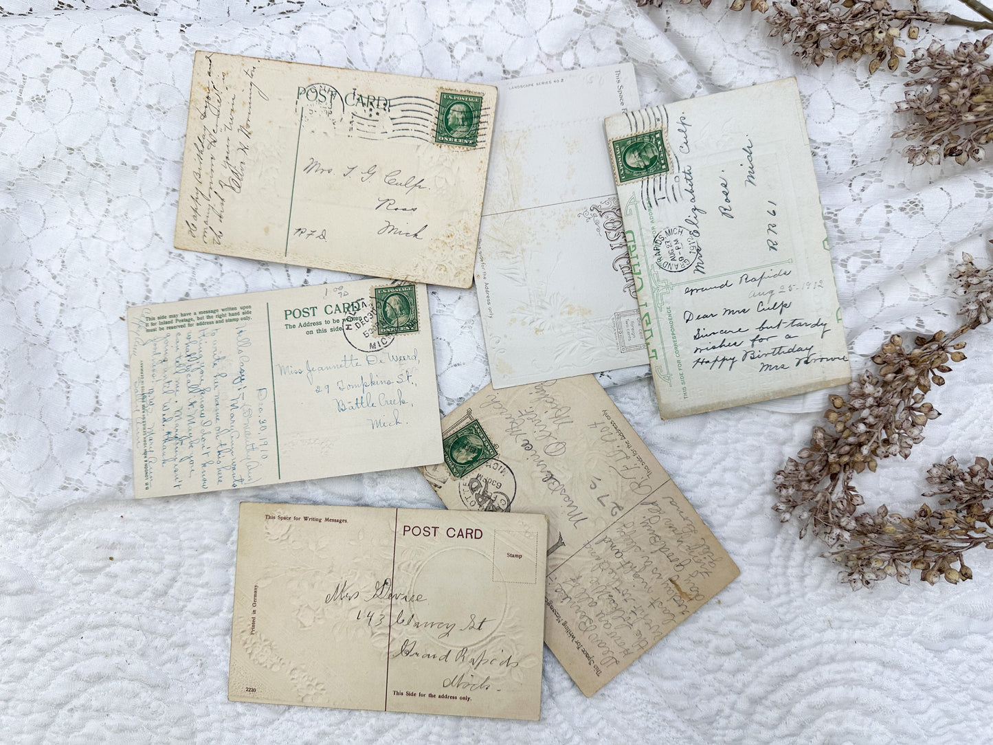 Vintage Postcard Set