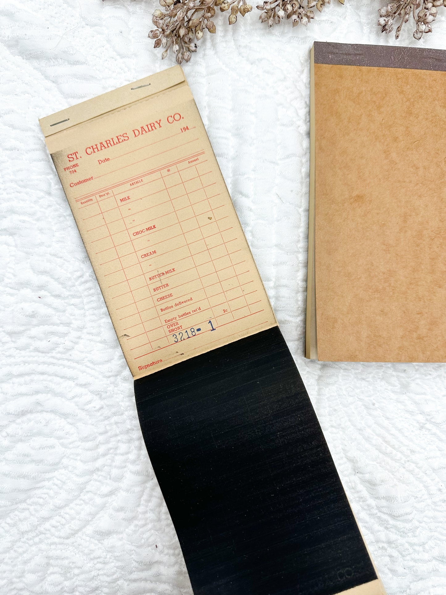 Vintage Dairy Receipt Books (1940’s)