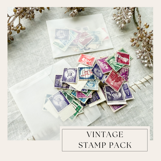 Bag of Vintage Stamps