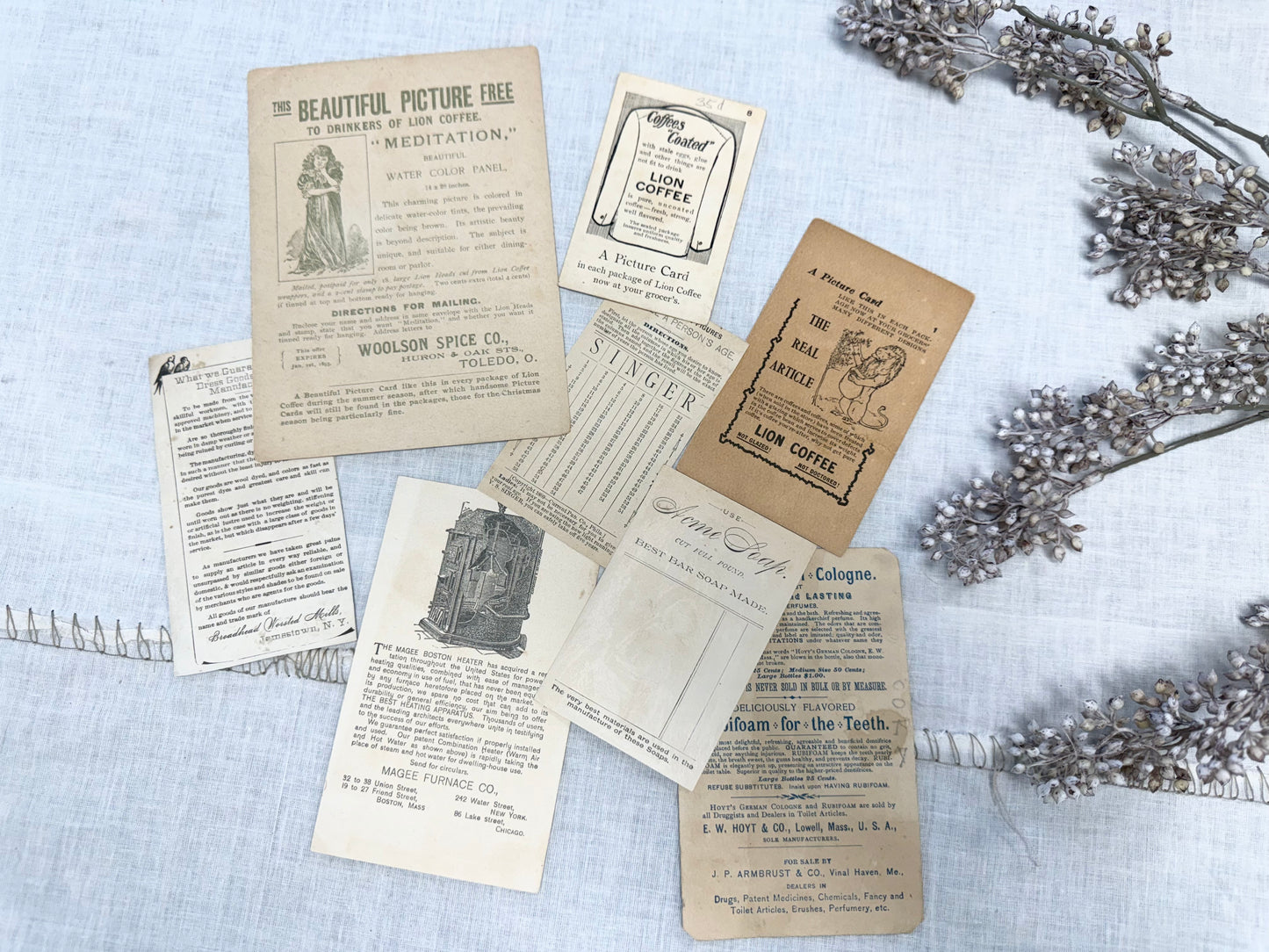 Vintage Trading Card Set