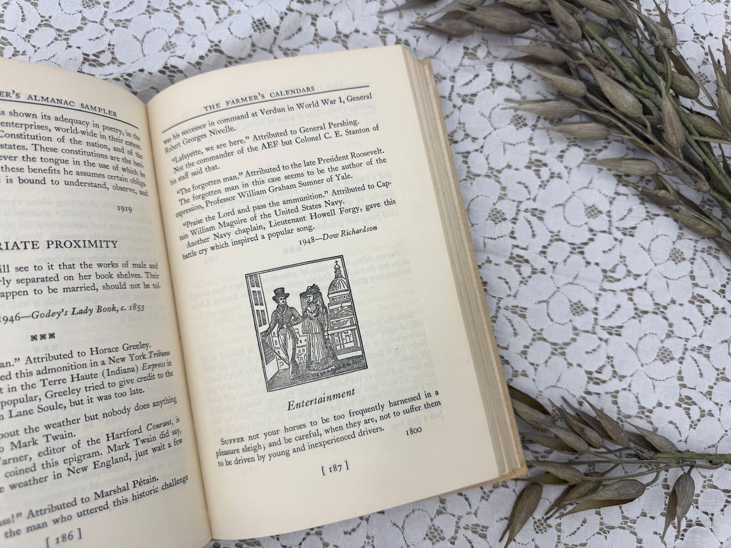 Vintage Almanac Sampler