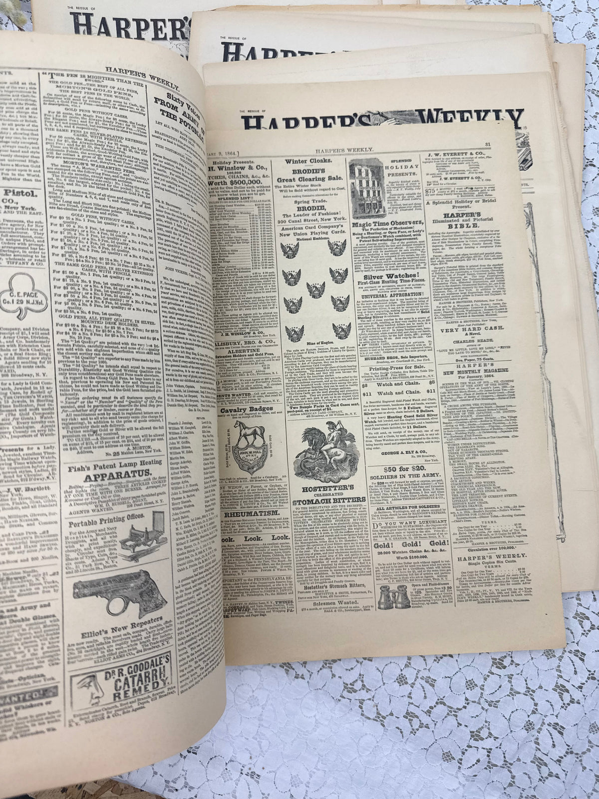 Harper's Weekly (Set of 4)
