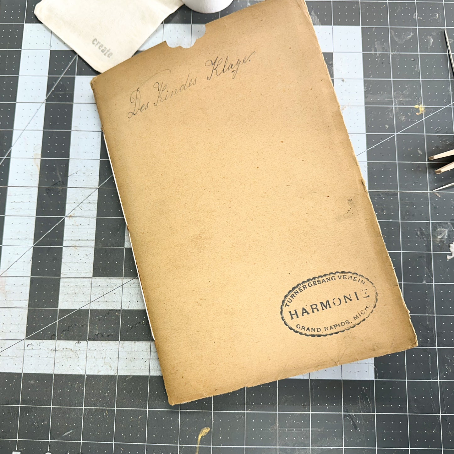 Vintage Music Journal Kit- Step by Step Video Included