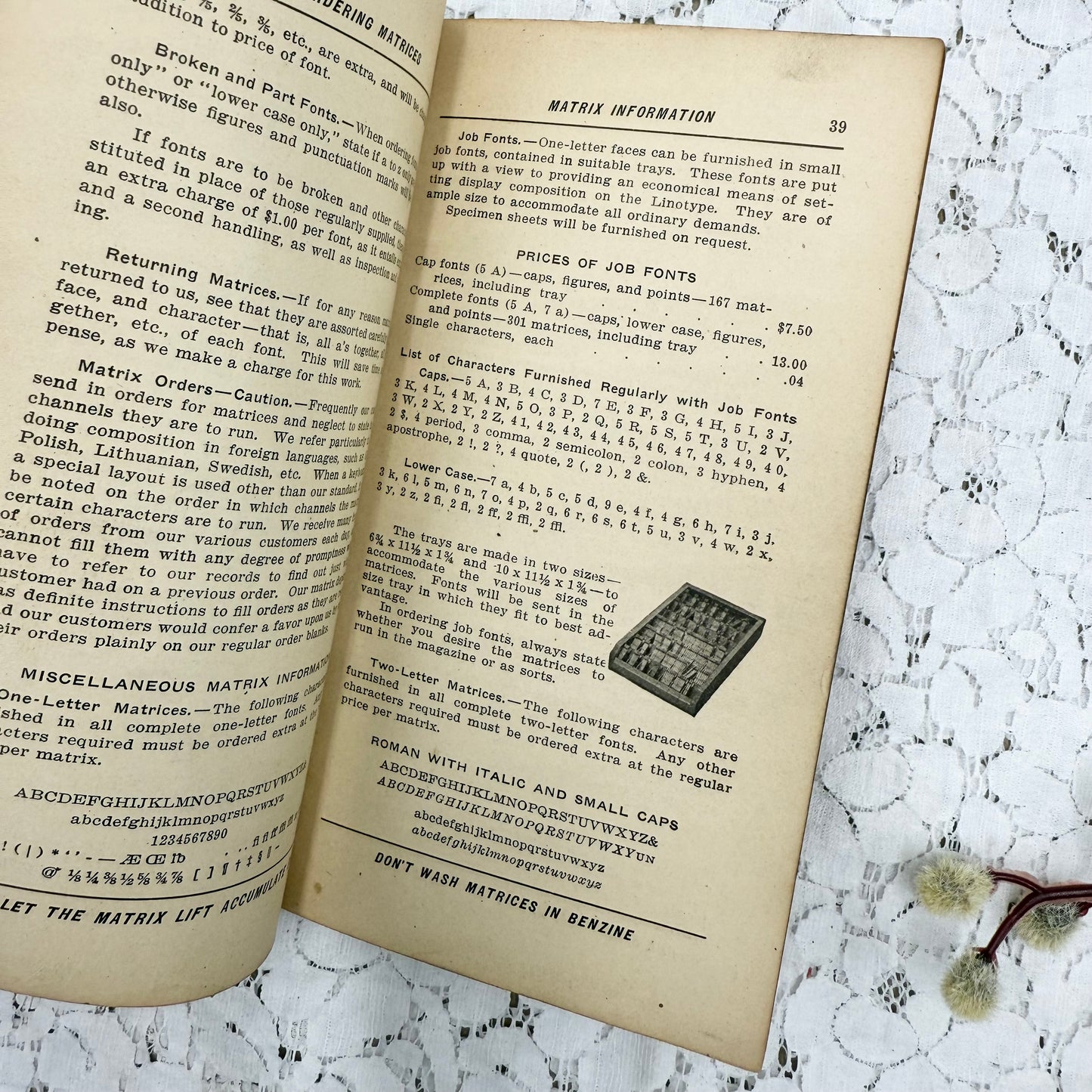 Linocut Machinist Book