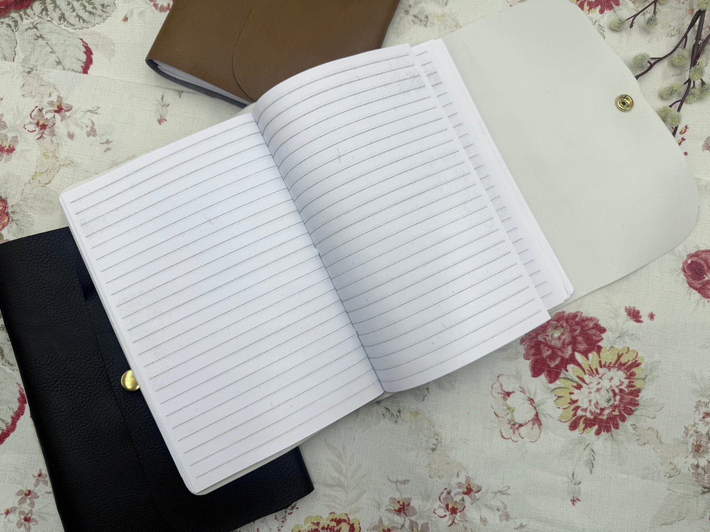 Faux Leather, Lined Journal