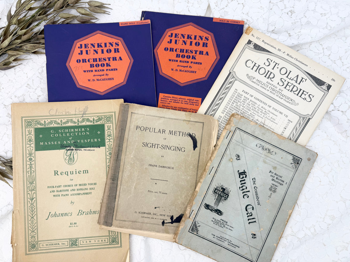 Vintage Music Ephemera Set