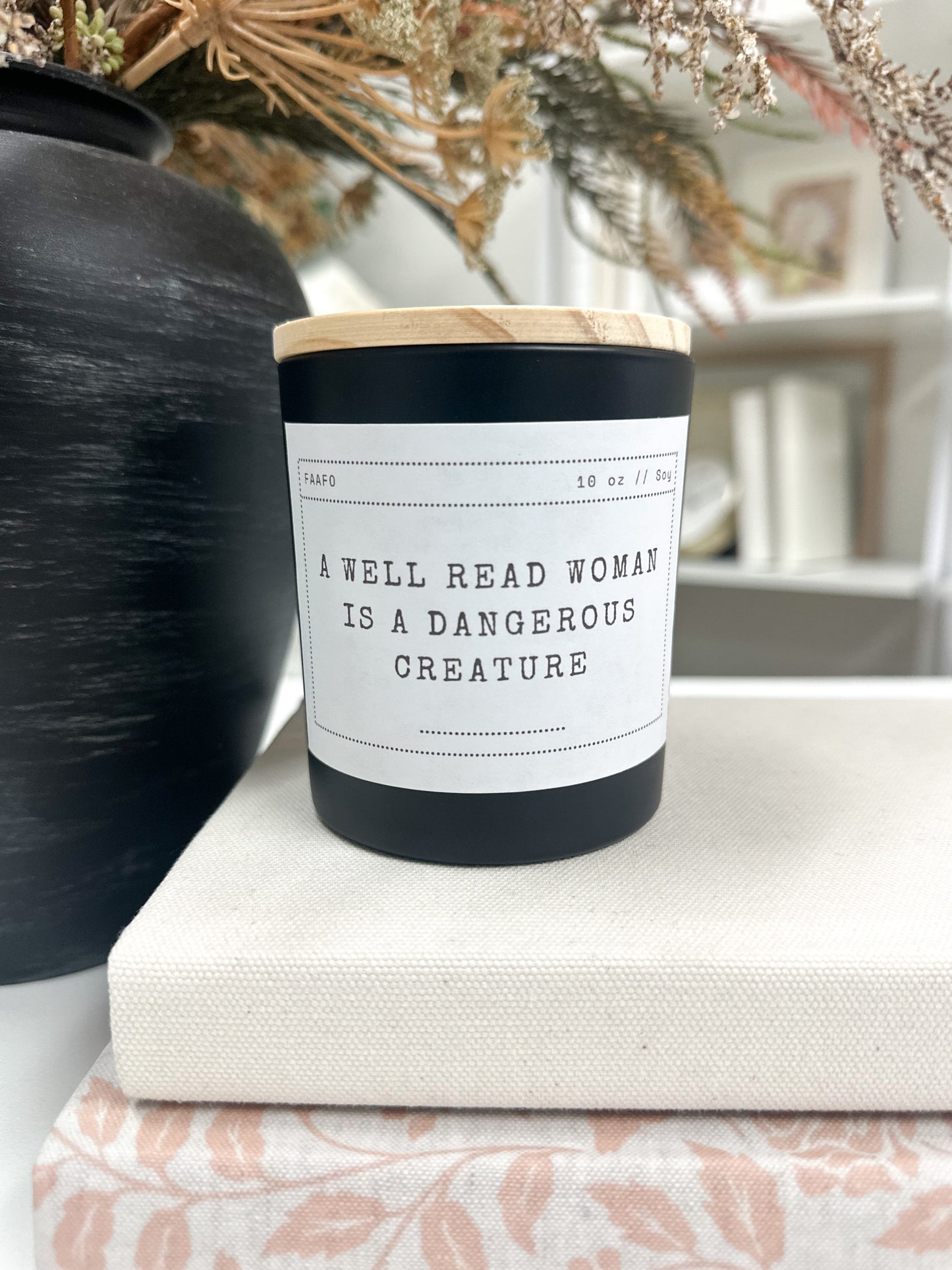 Gift Box- Book, To Be Read Jar, and Candle