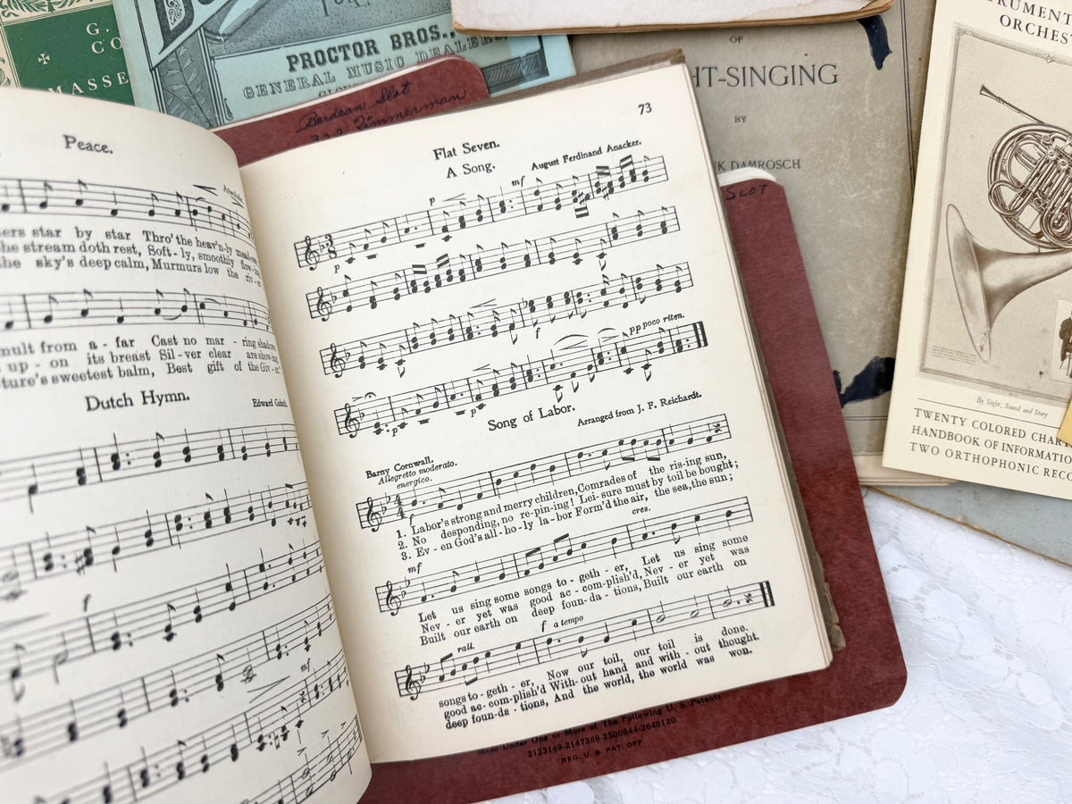 Vintage Music Ephemera Set