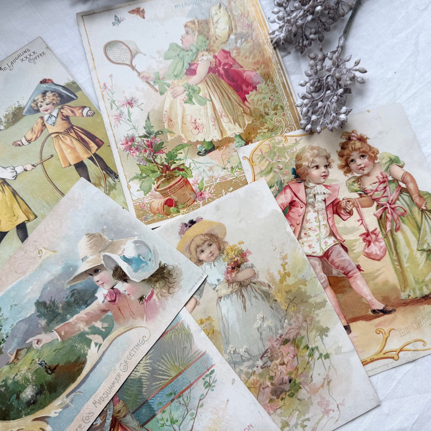 Vintage Trading Card Set
