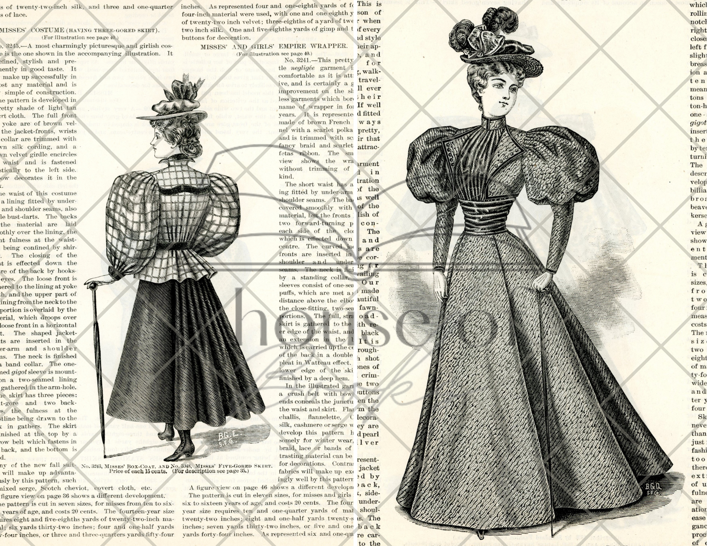 Ladies Signature Pages- Project Template Digital Download