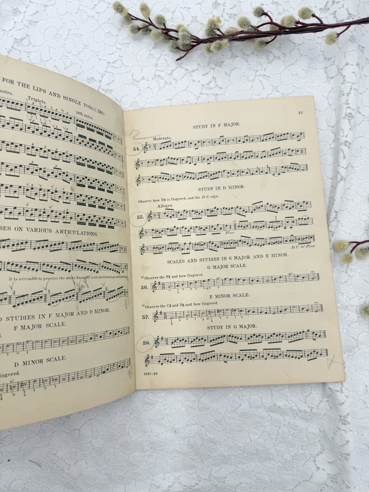 Vintage Music Book