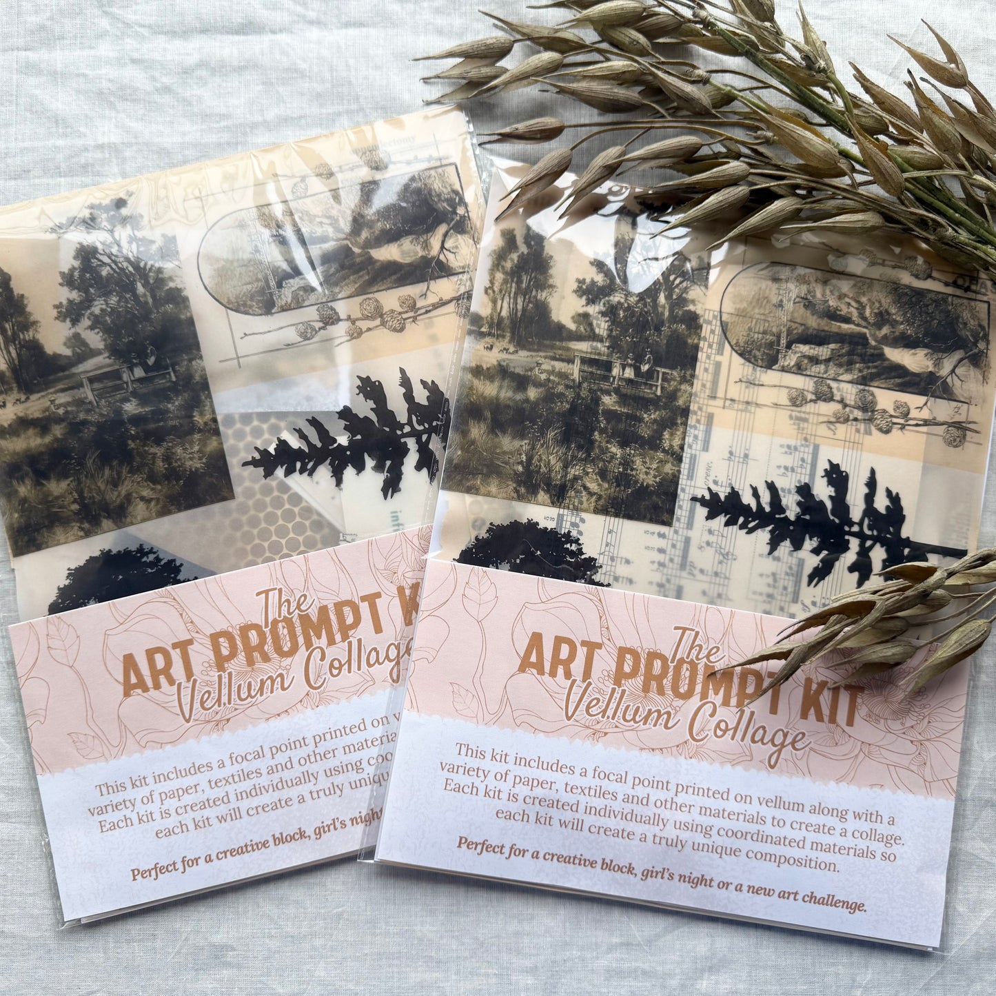 Collage Prompt Kit- Trees