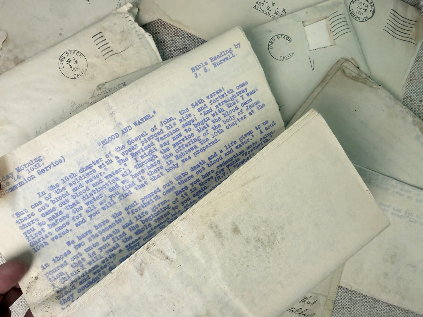 Vintage Correspondence Set
