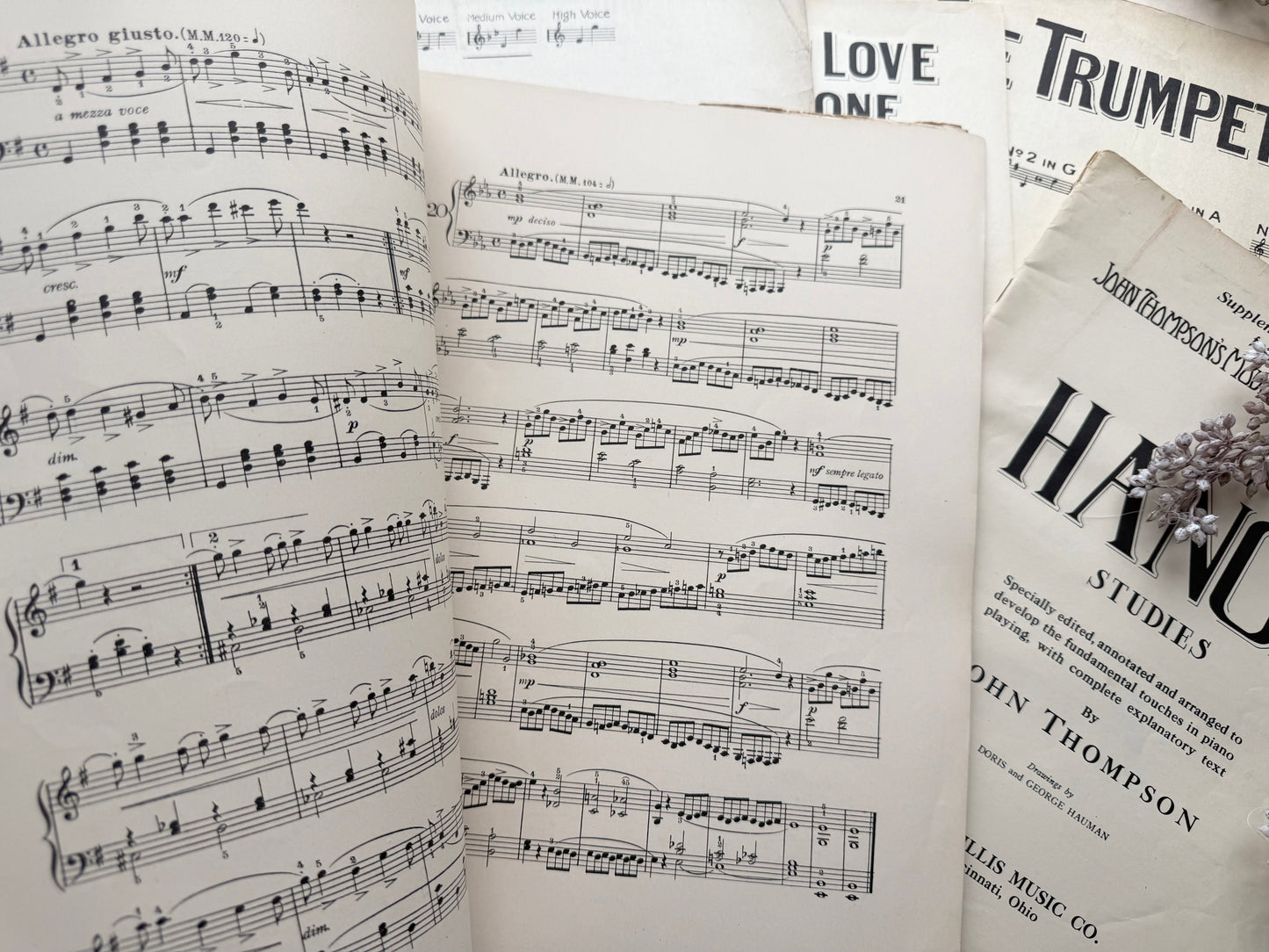 Vintage Music Set