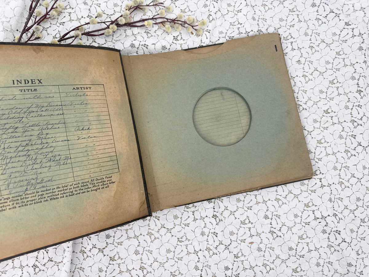 Vintage 45 Record Binder