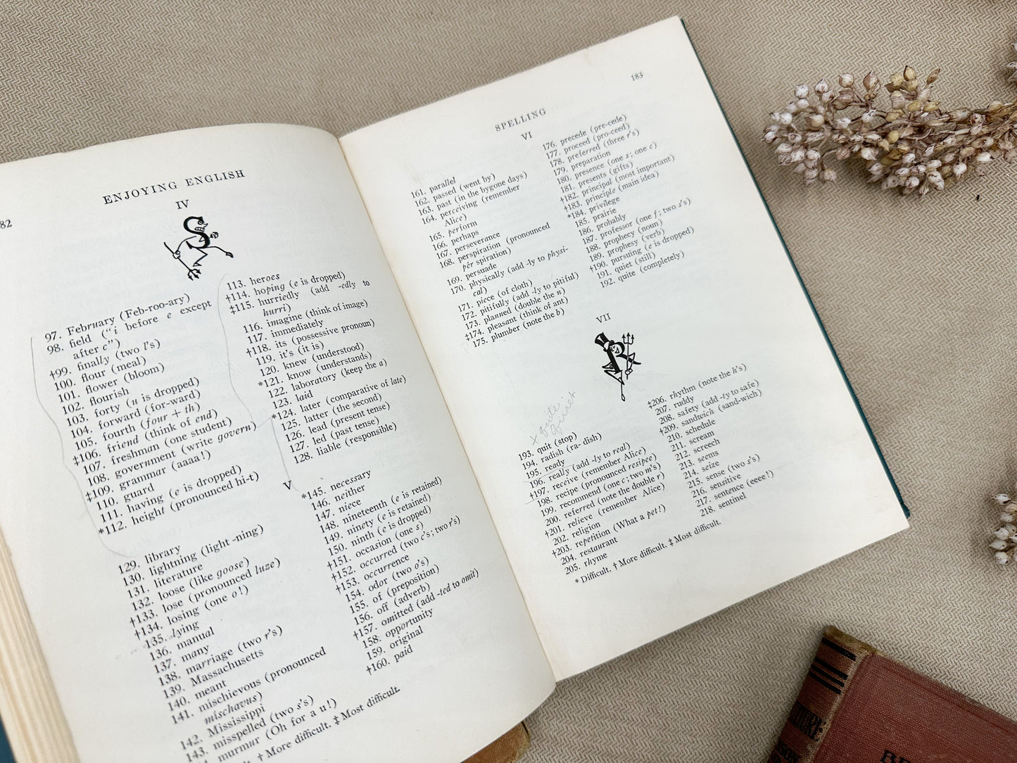 Set of Three Vintage Textbooks