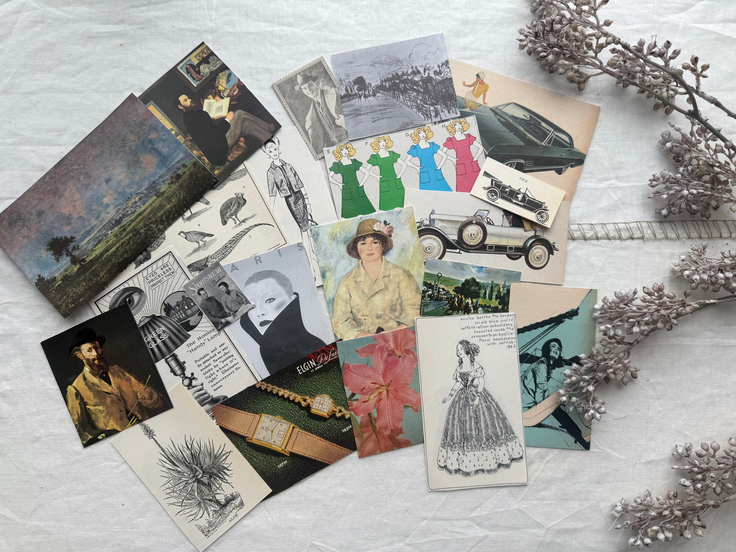 Authentic Vintage Stickers- Handmade
