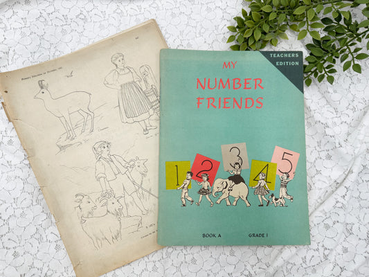 Vintage Children's Activity Books (Set of 2)