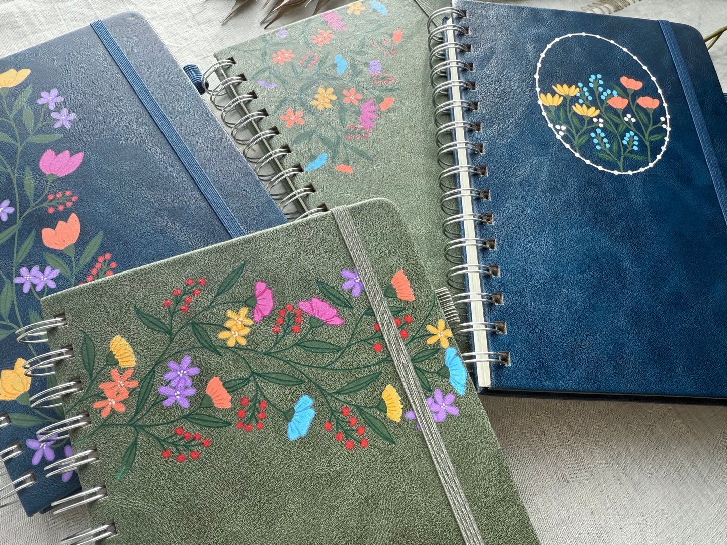 One of a Kind Lined Spiral Journal