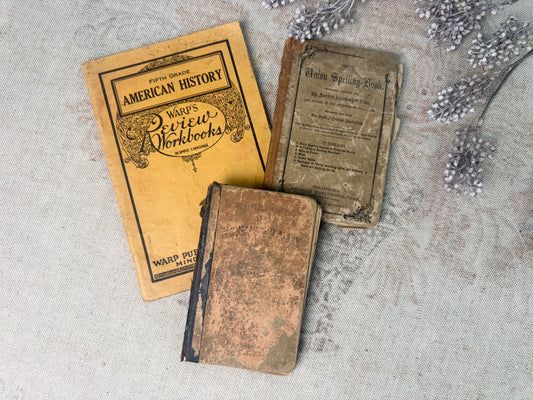 Vintage Textbook Set