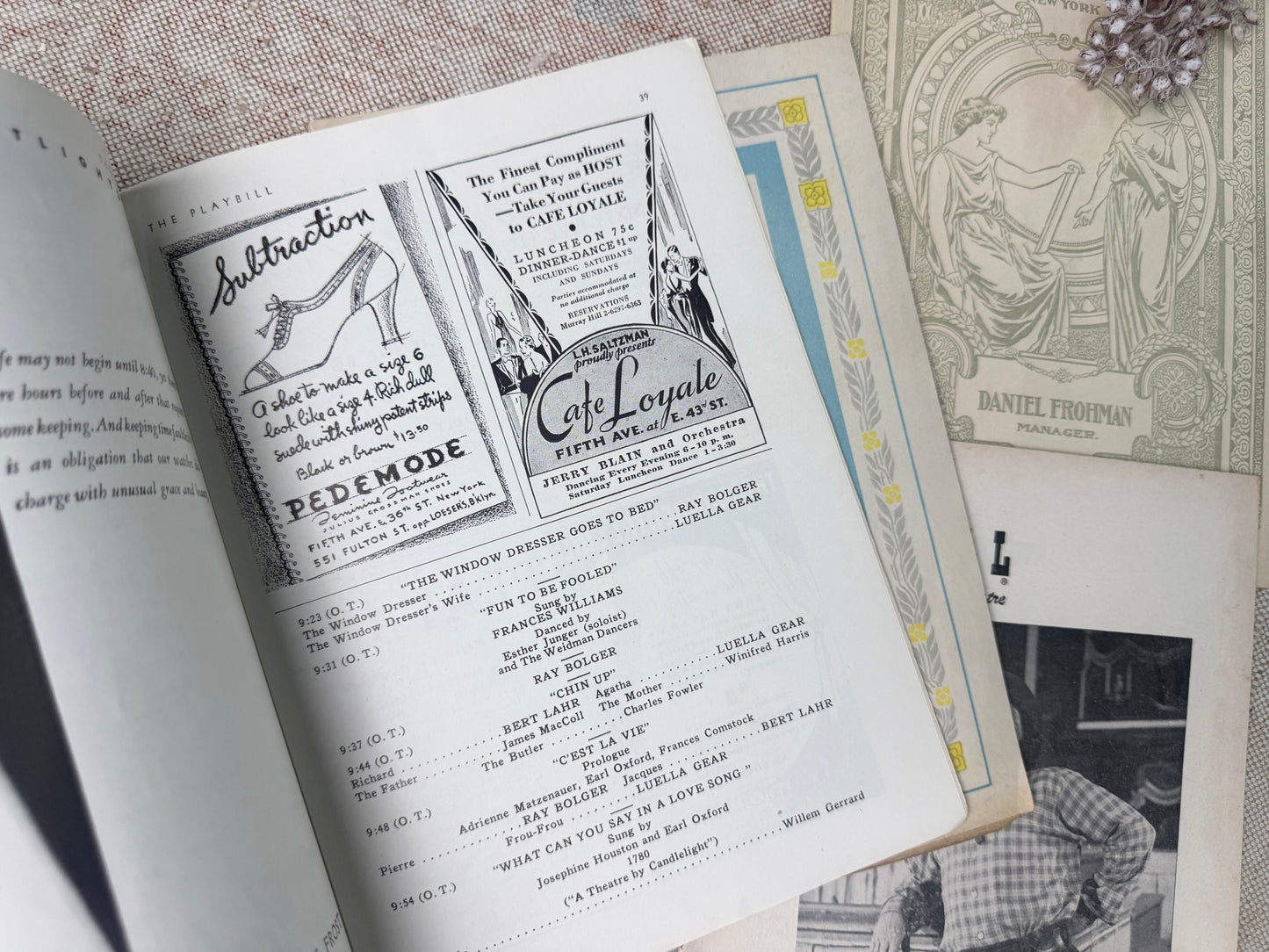 Vintage Playbill Set