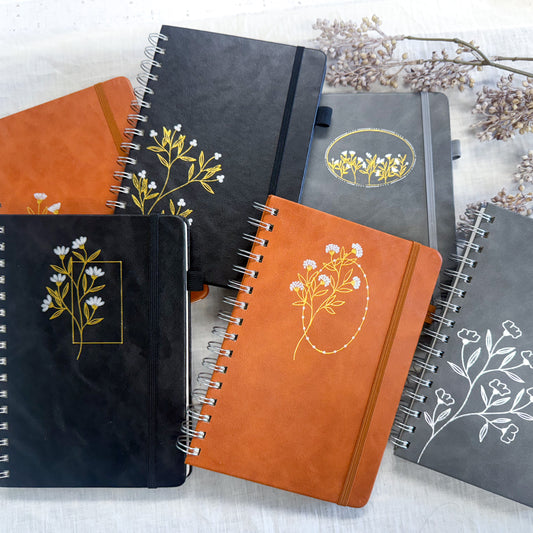 One of a Kind Lined Spiral Journal