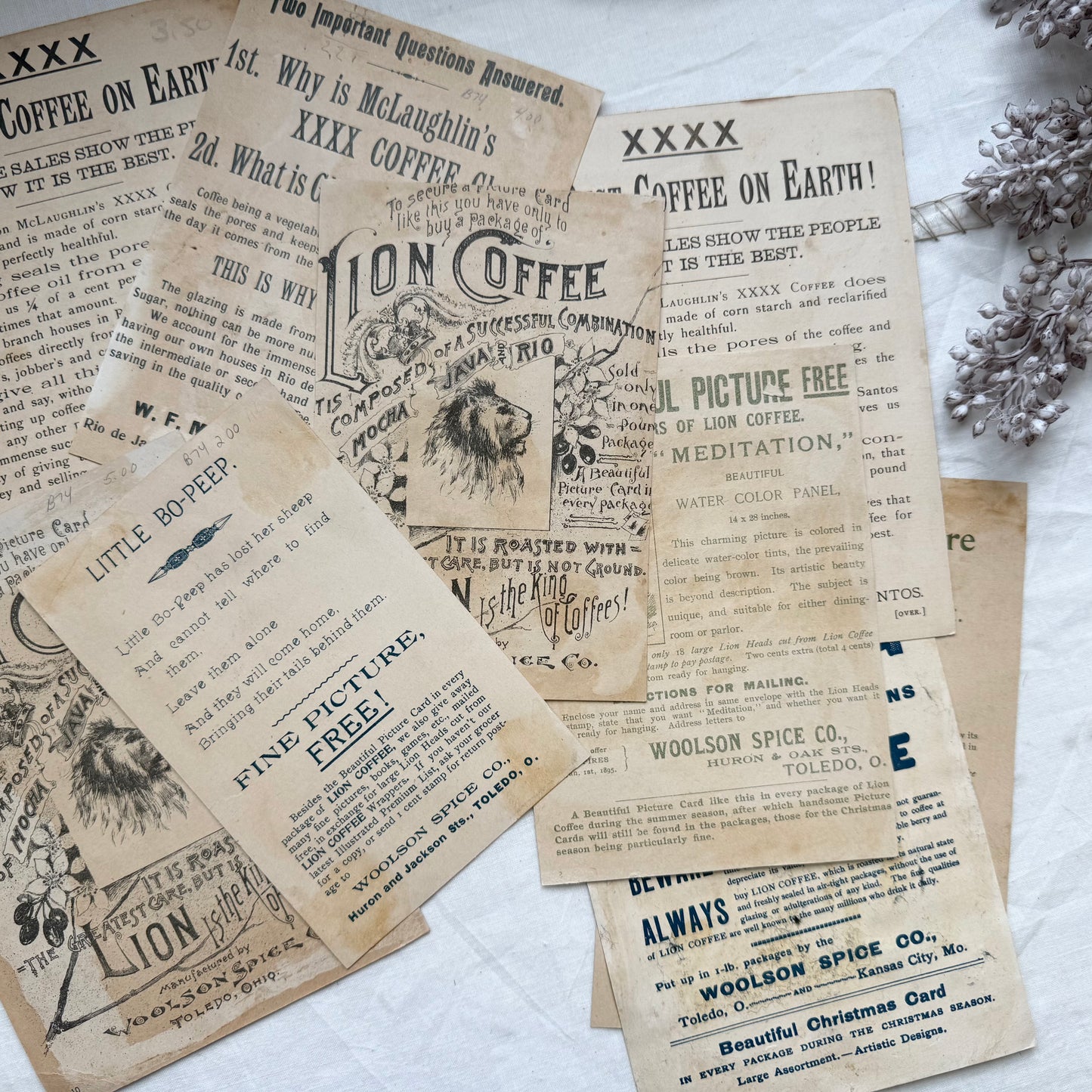 Vintage Trading Card Set