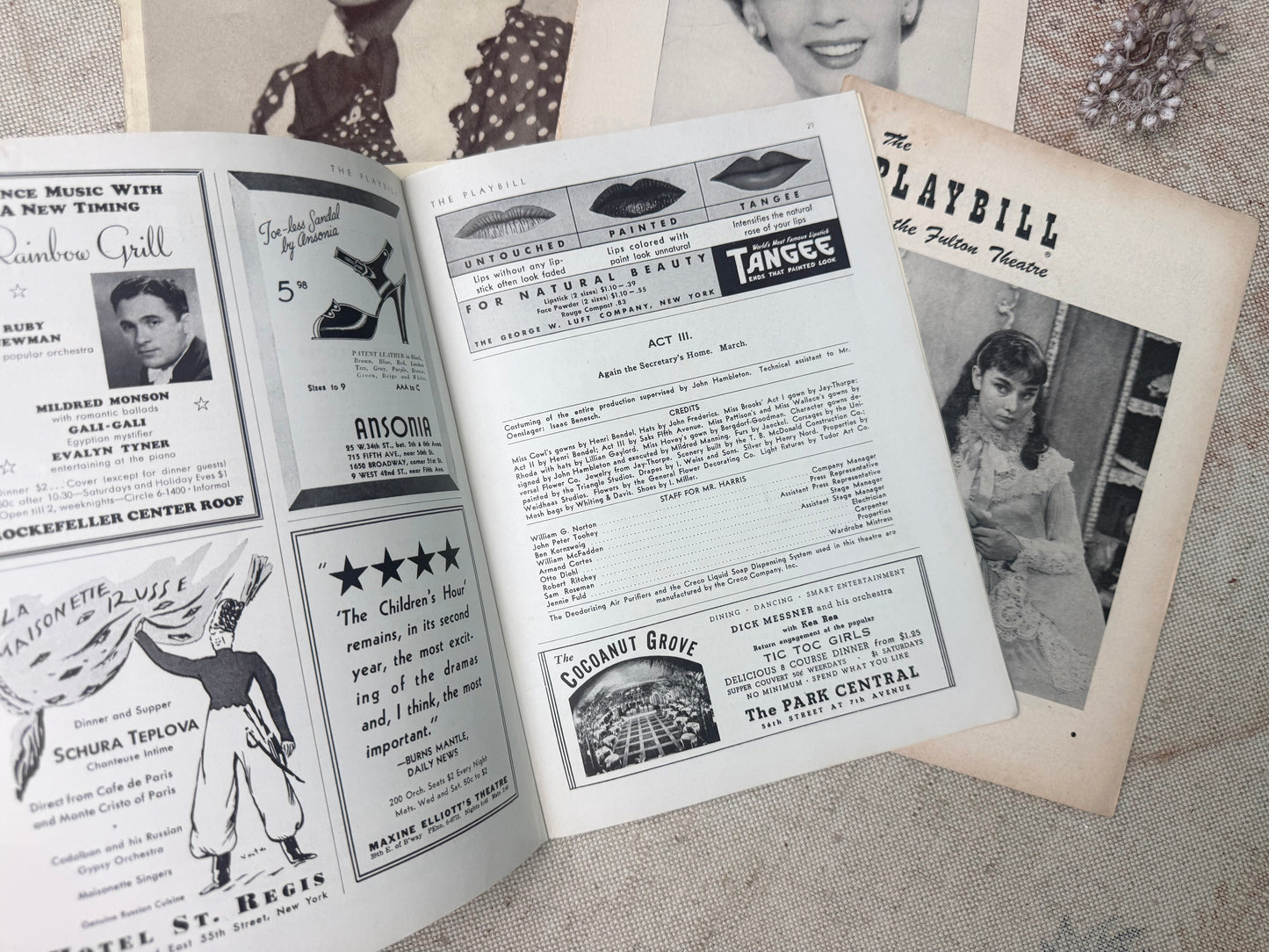 Vintage Playbill Set