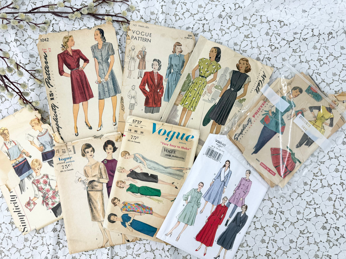 Vintage Pattern Sleeve Set