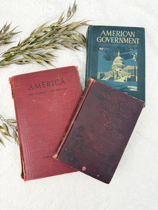 Vintage Textbook Set