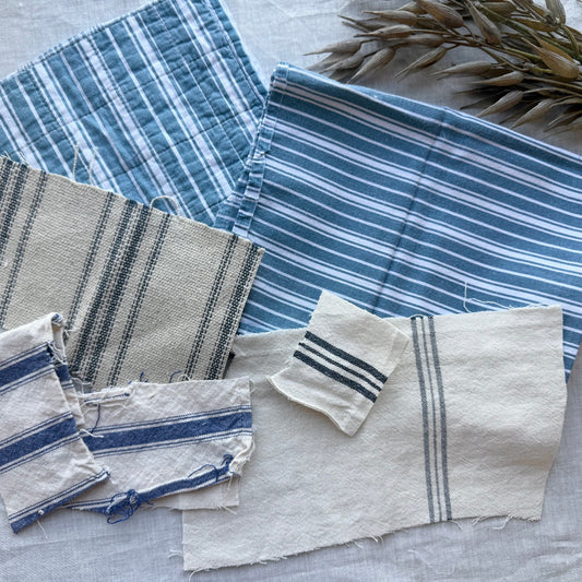 Vintage Blue Fabric Bundle