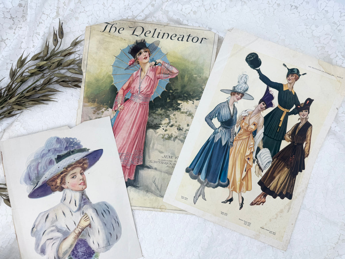 Vintage Fashion Print Set