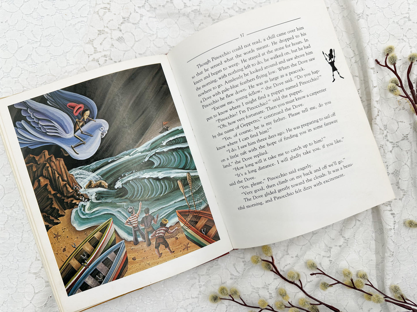 Vintage Pinnochio Book