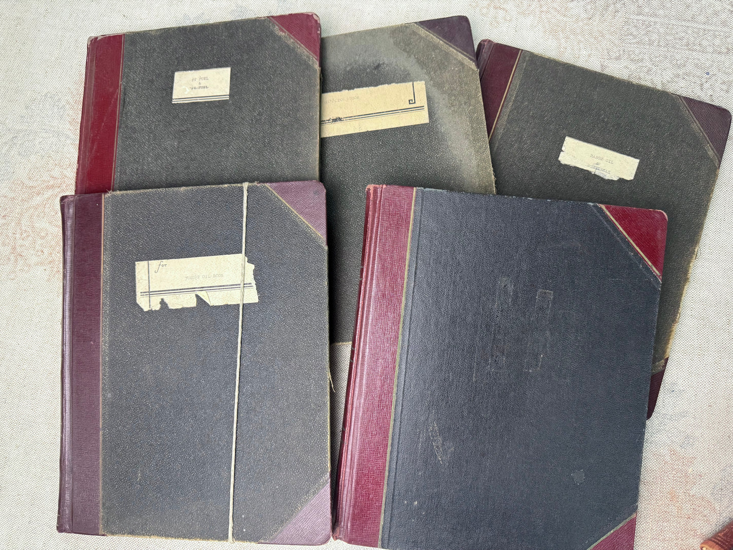 Vintage Ledgers (12 Available)