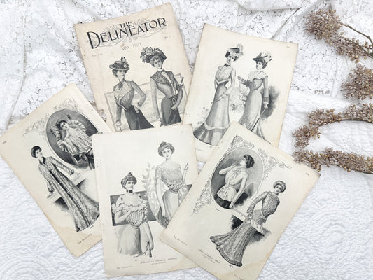 Vintage Fashion Plates and Pages