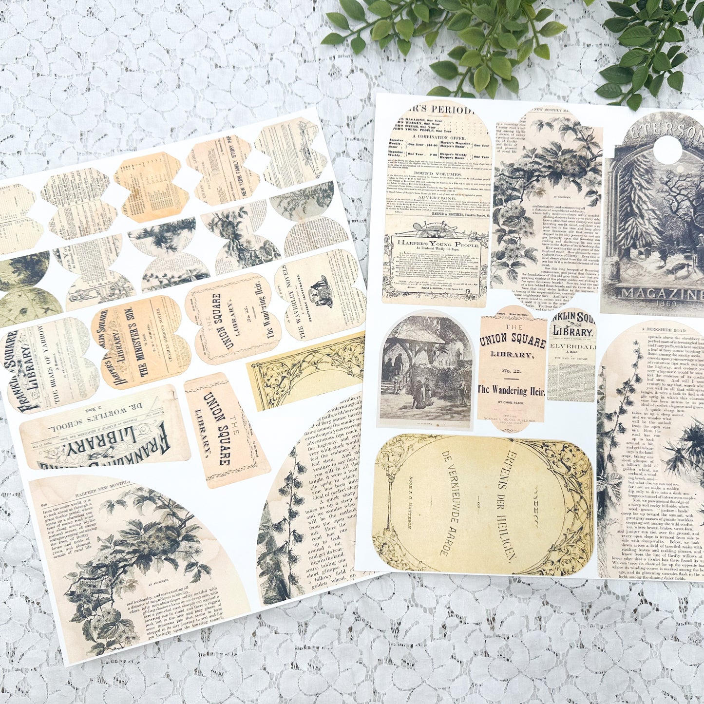 Vintage Magazine Pages- Paper Packs