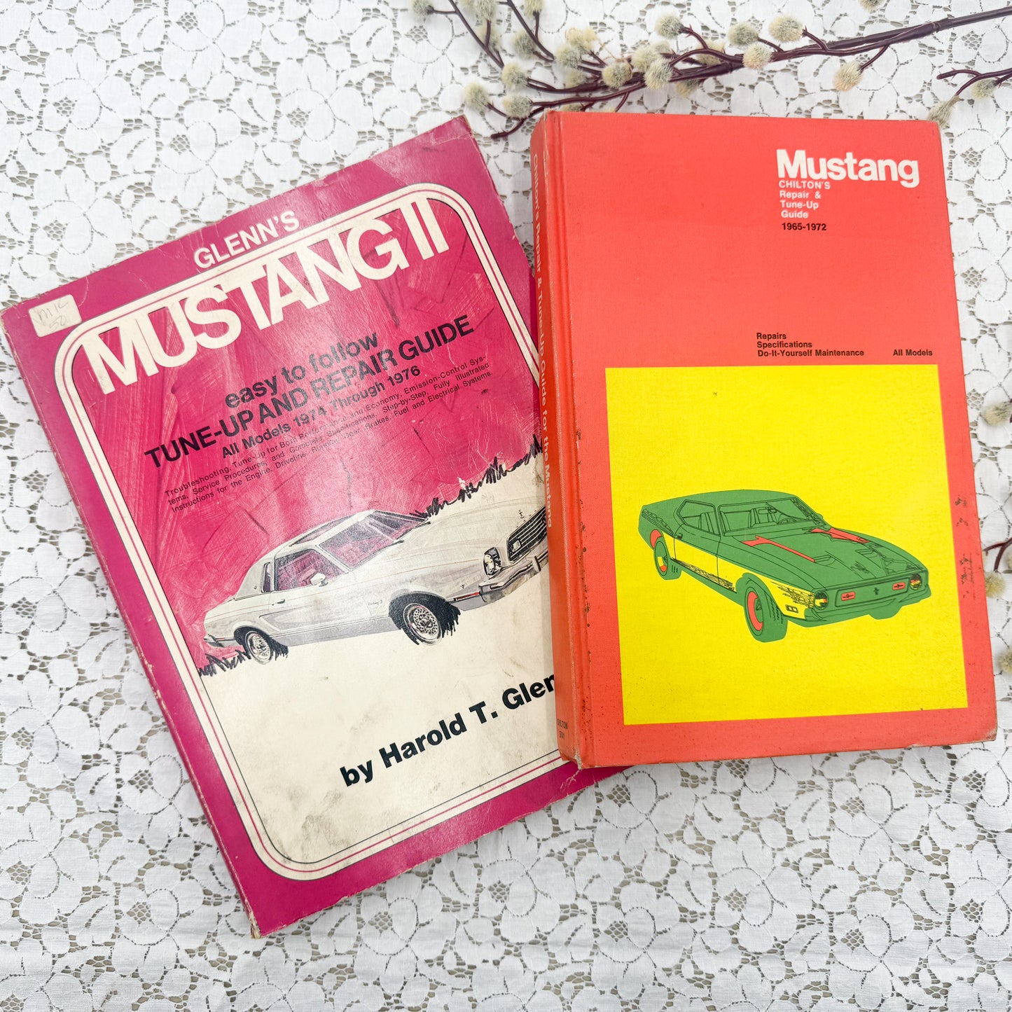 Vintage Mechanic Book Set