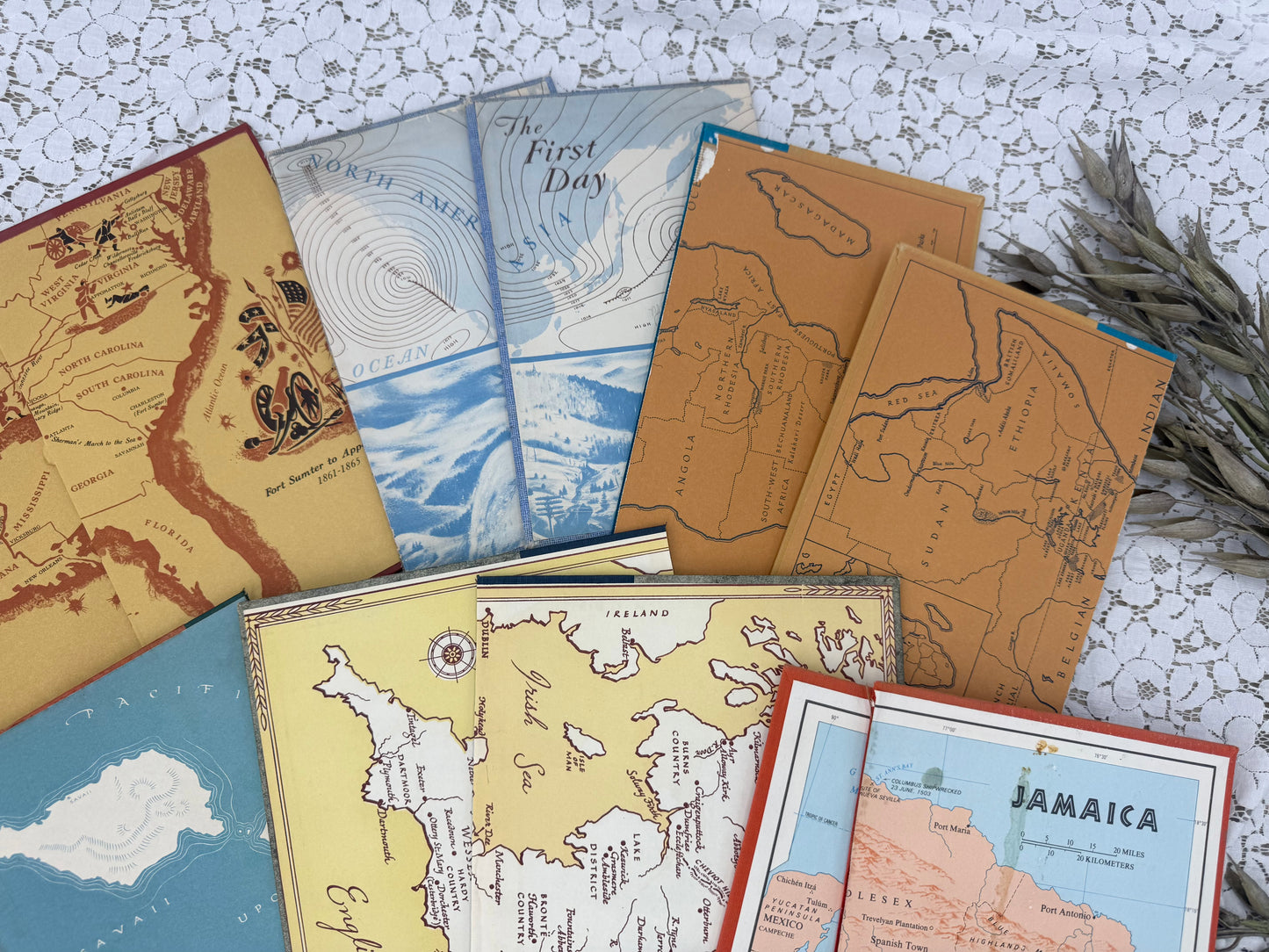 Set of Map Book Boards