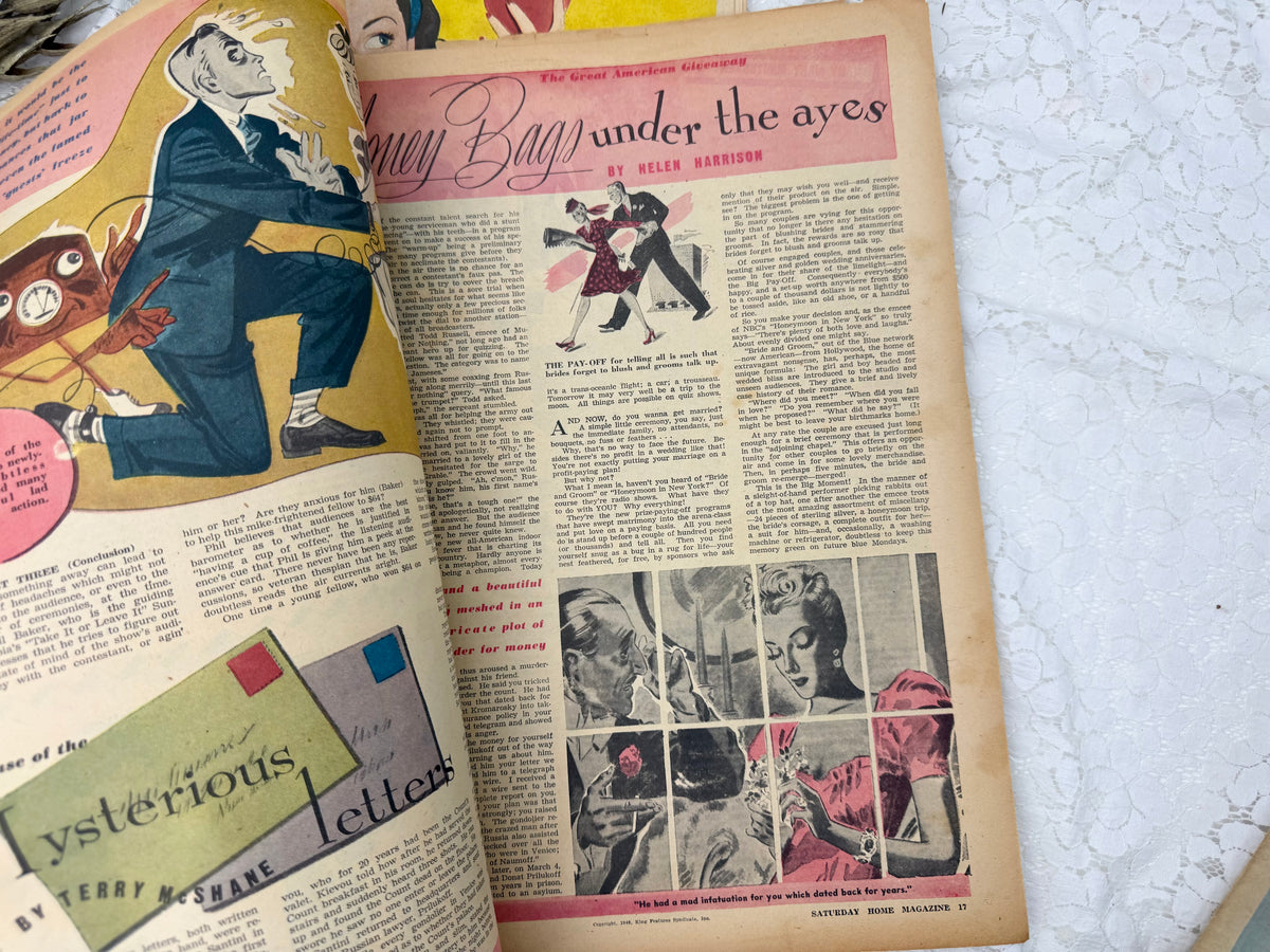 Home Magazine Set- Colorful Illustrations