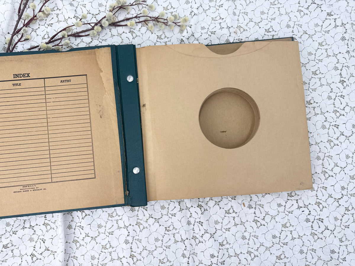 Vintage 45 Record Binder
