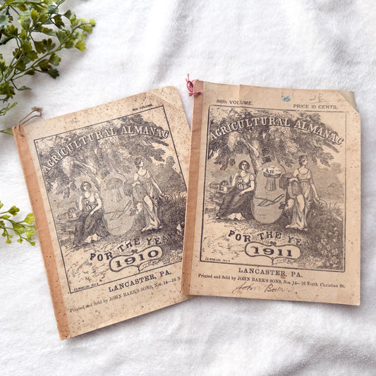 Vintage Almanac Set